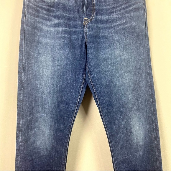 Levi's Wedgie Button Fly High Waist Straight Leg Jean Medium Wash Size 27 - Picture 6 of 15